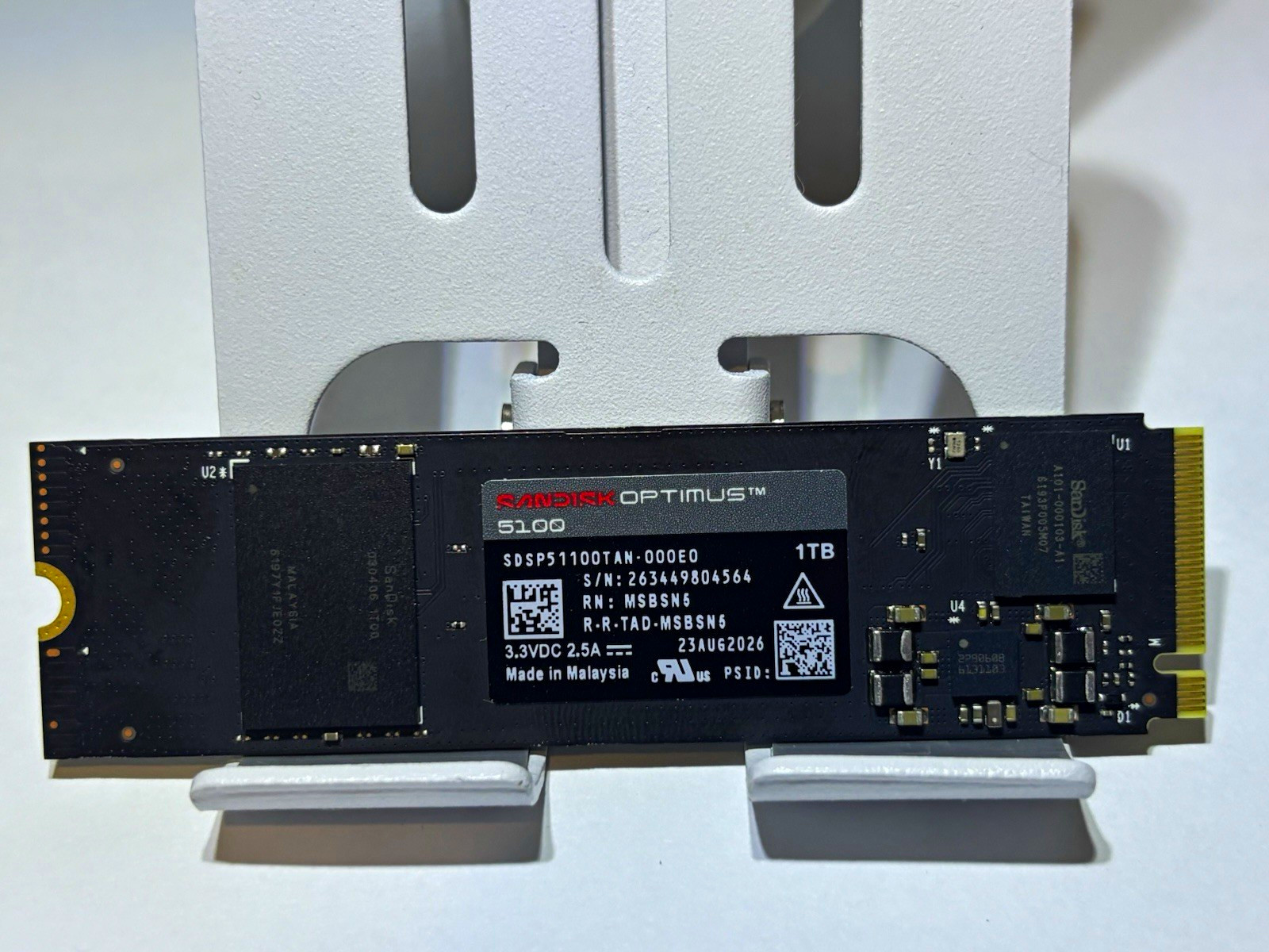 SanDisk Optimus 5100 1TB M.2 NVMe PCIe SSD 5000MB/s SDSP51100TAN