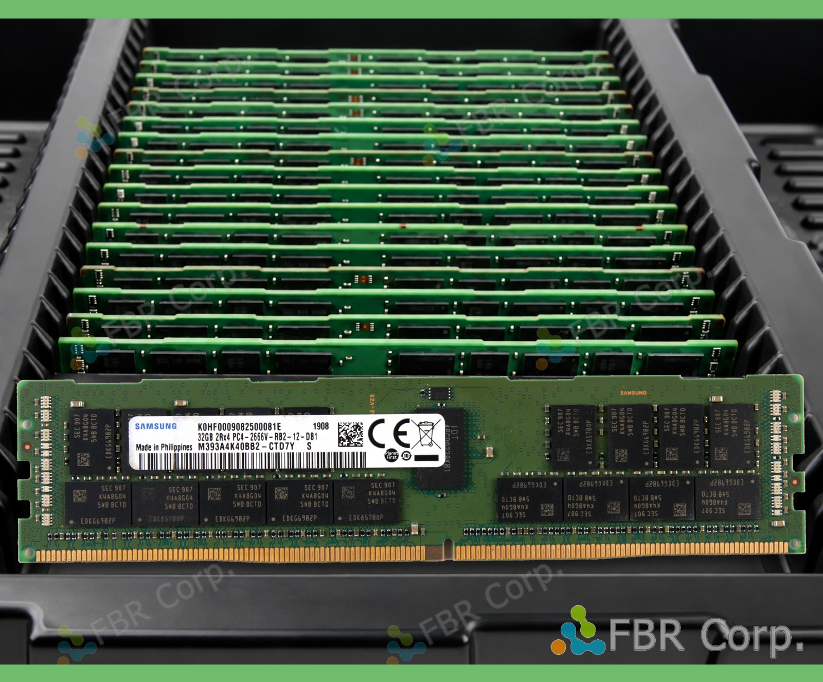 Grade A Samsung 32GB PC4-2666V DDR4 2Rx4 RDIMM RAM M393A4K40BB2-CTD LOT