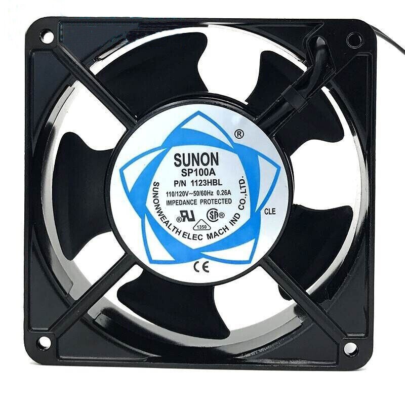 For SUNON SP100A P/N1123HBL 120x120x38MM Fan 110～120V(AC) Cooling fan