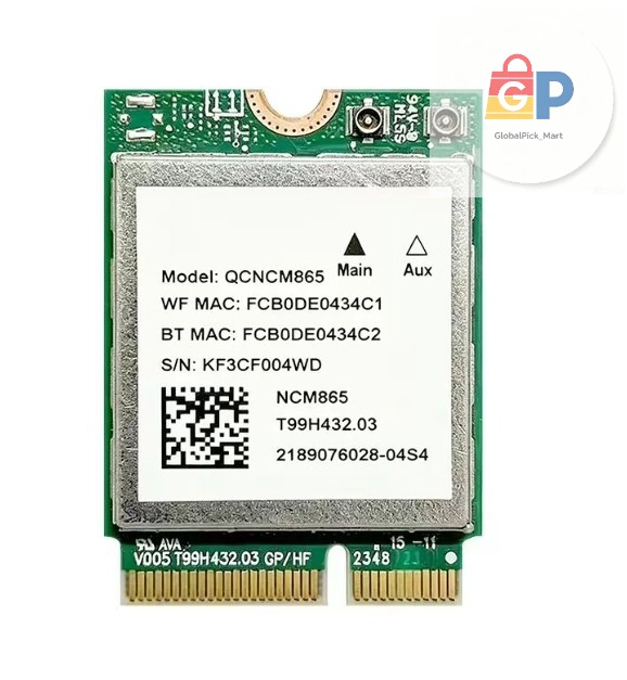 QCNCM865 FastConnect 7800 WIFI7 Wireless Card M.2 Bluetooth 5.4 Tri-Band 5.8Gbps