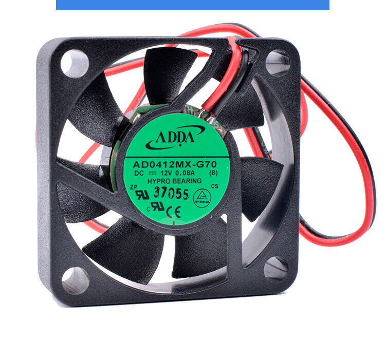 ADDA 4010 AD0412MX-G70 DC12V 0.08A 2 line cooling fan