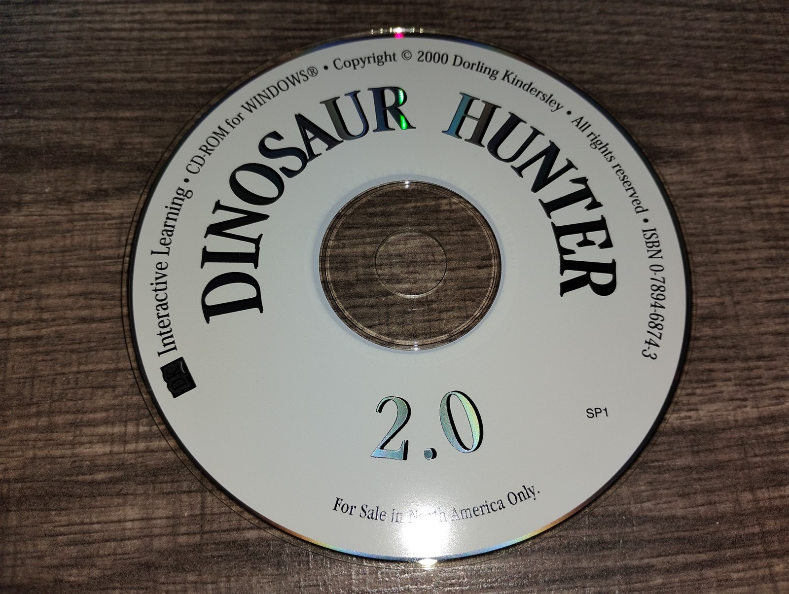 Dinosaur Hunter 2.0 PC CD-ROM Dorling Kindersley 2000 DK Interactive Windows 95
