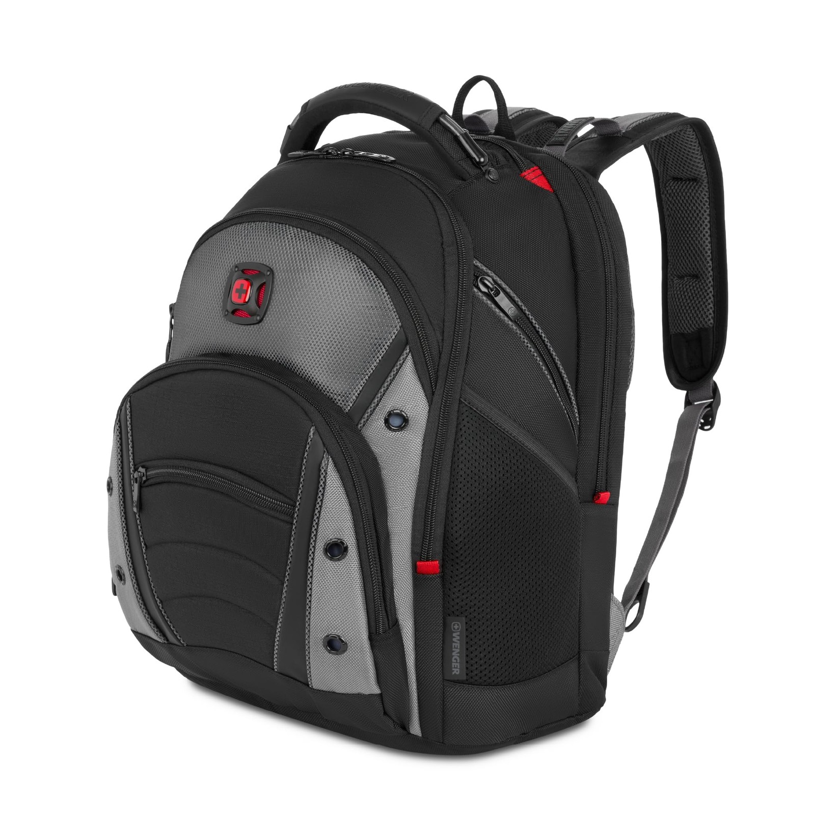 Synergy 16 Inch Black Grey Laptop Backpack With Triple Protect Compartment