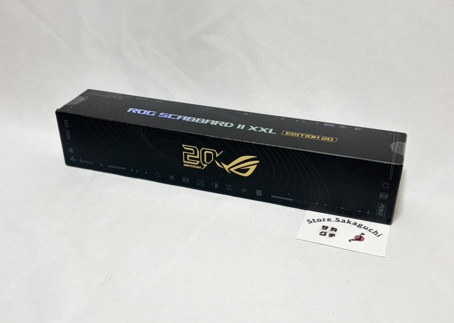 ASUS ROG Scabbard II XXL Gaming Mouse Pad 20th Anniversary Edition 900 x 400mm