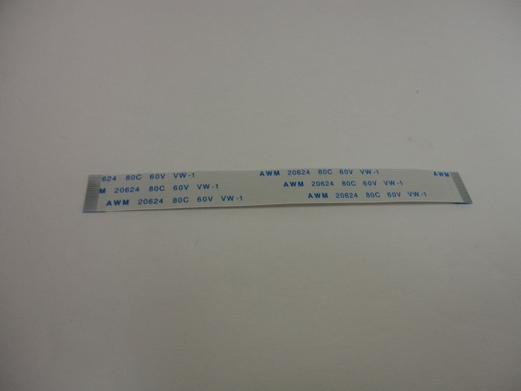 20 Pins AWM 20624 80C 60V VW-1 FFC Flexible Flat Cable Wire Ribbon 0.5mm Pitch