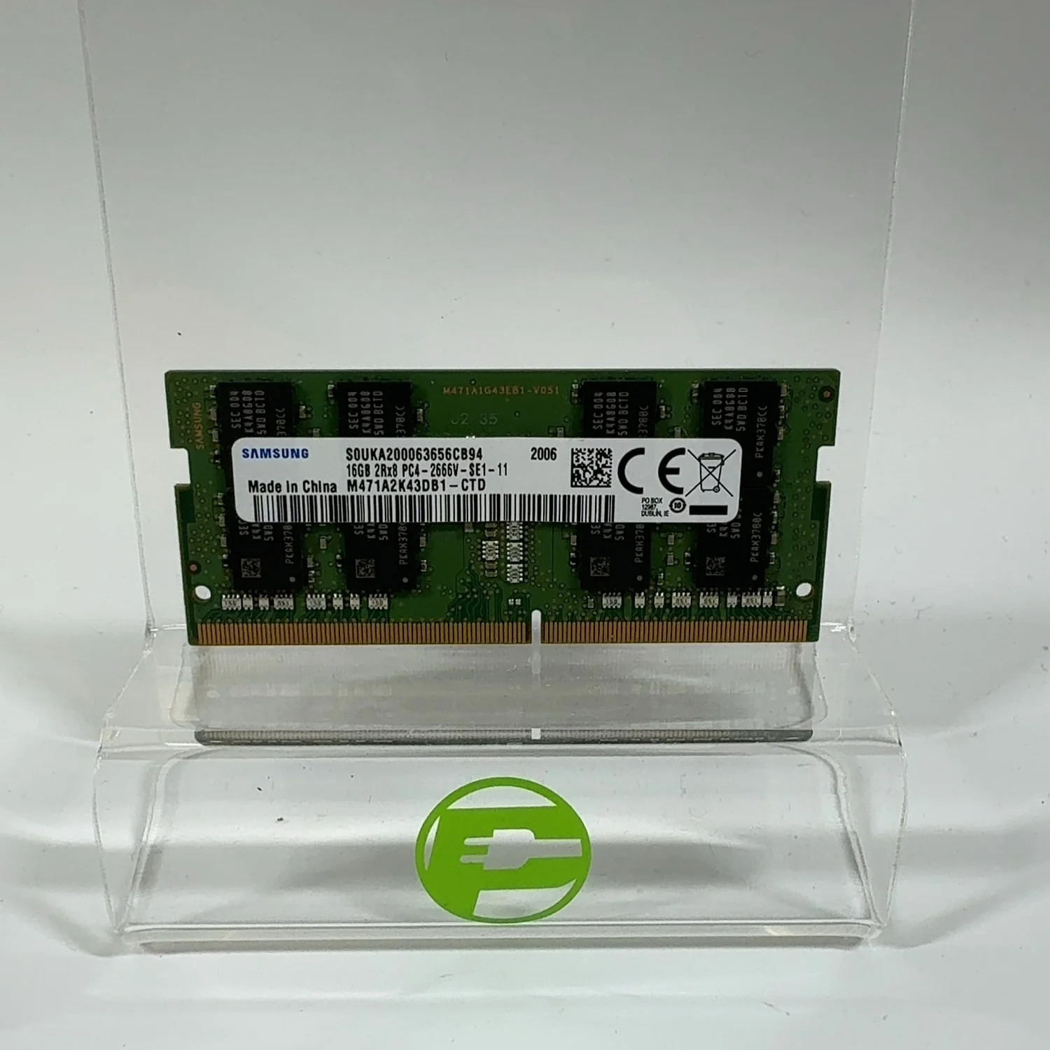 Samsung SODIMM 16GB (1x16GB) RAM DDR4 2666MHz M471A2K43DB1