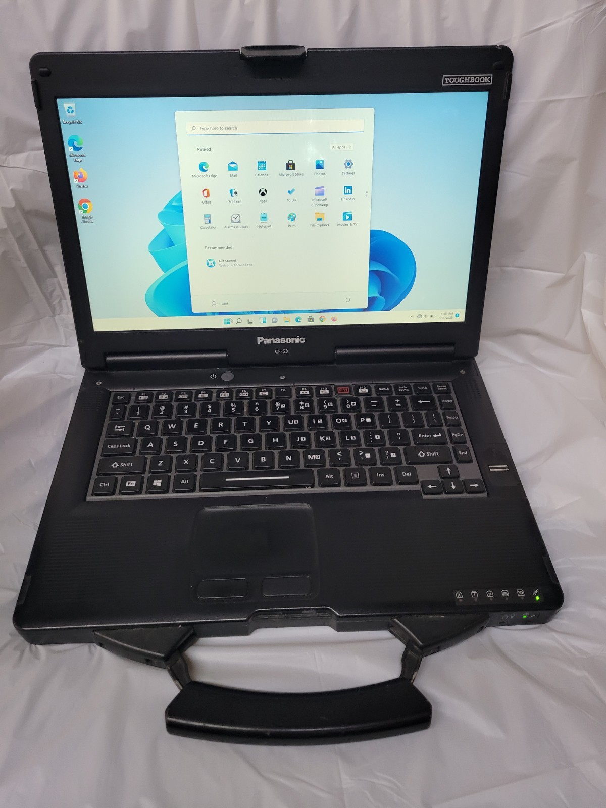 Panasonic Toughbook CF 53 Core i5 3340M 2.70GHz 16GB RAM 256GB SSD Win 11 Pro, 
