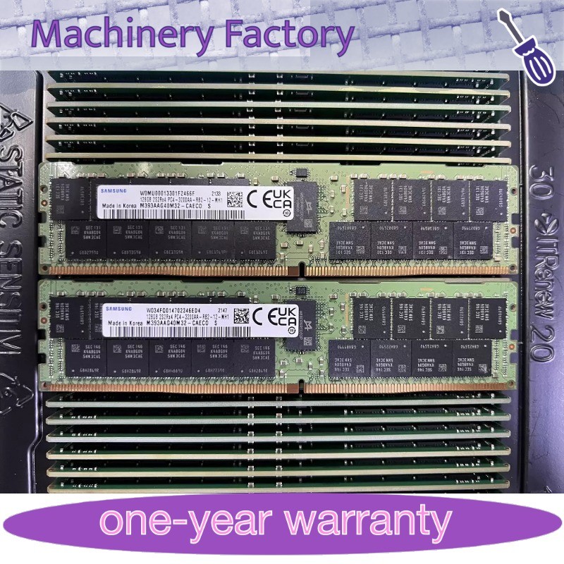 M393AAG40M32-CAE Samsung 128GB 2S2RX4 DDR4 PC4-3200AA RDIMM Server RAM Memory