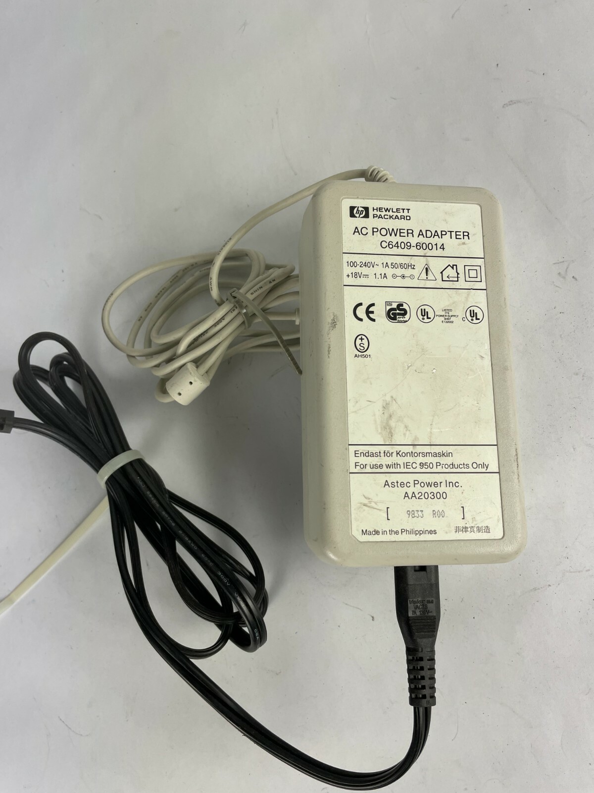 Genuine hp C6409-60014 Ac Adapter Output 18 V 1.1 A Power Supply Adapter A97