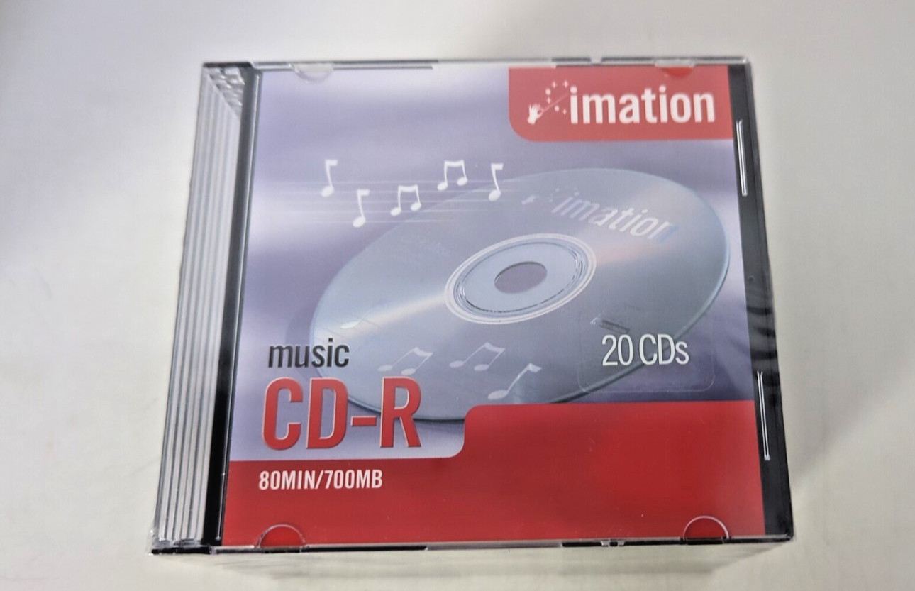 IMATION MUSIC CD-R 80MN/700MB 20 CDs