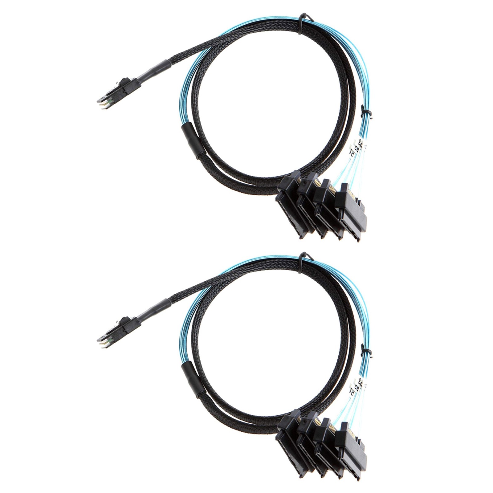 2PCS New 0.5M HDD Connectors SATA Power Cable With good impact resistance