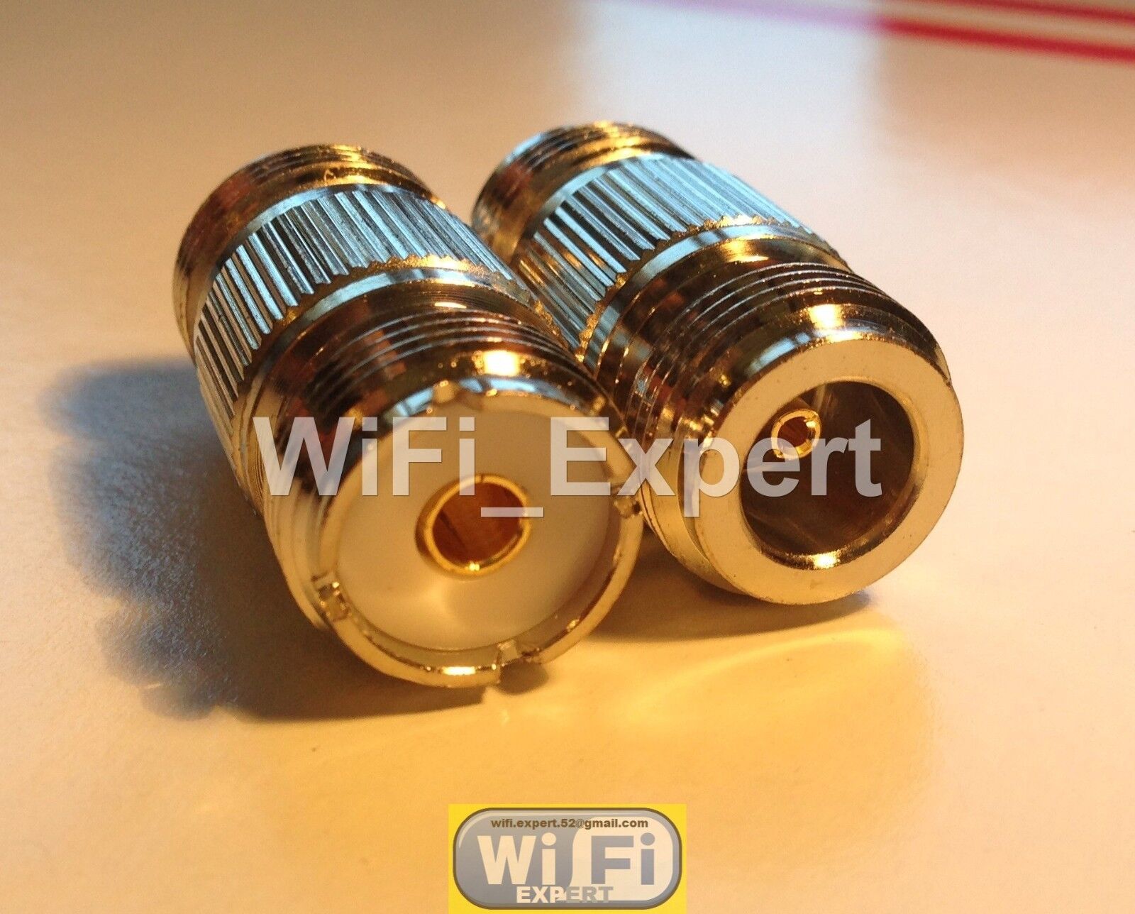 N Female to UHF SO-239 SO239 Female Jack Straight Adapter RF Connector USA