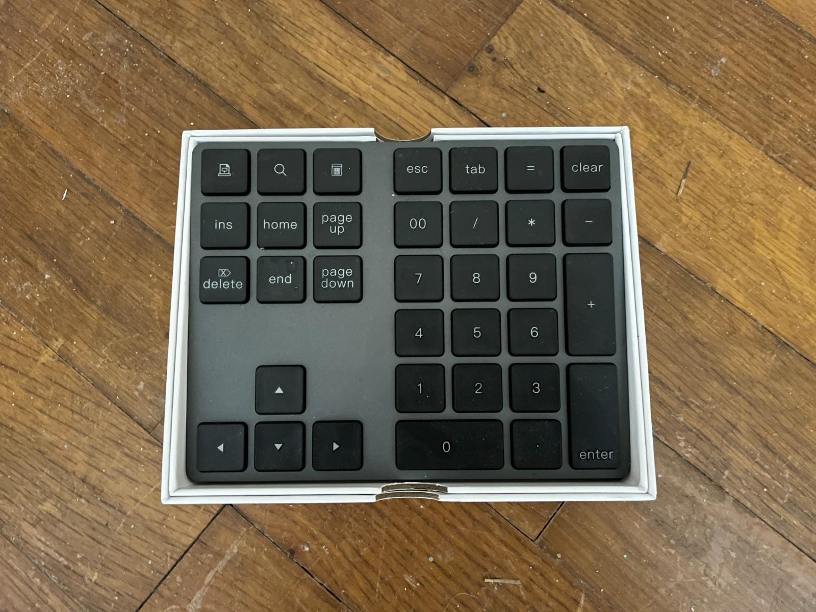 Bluetooth Number Pad Lekvey Aluminum Rechargeable Wireless Numeric Keypad 34 Key