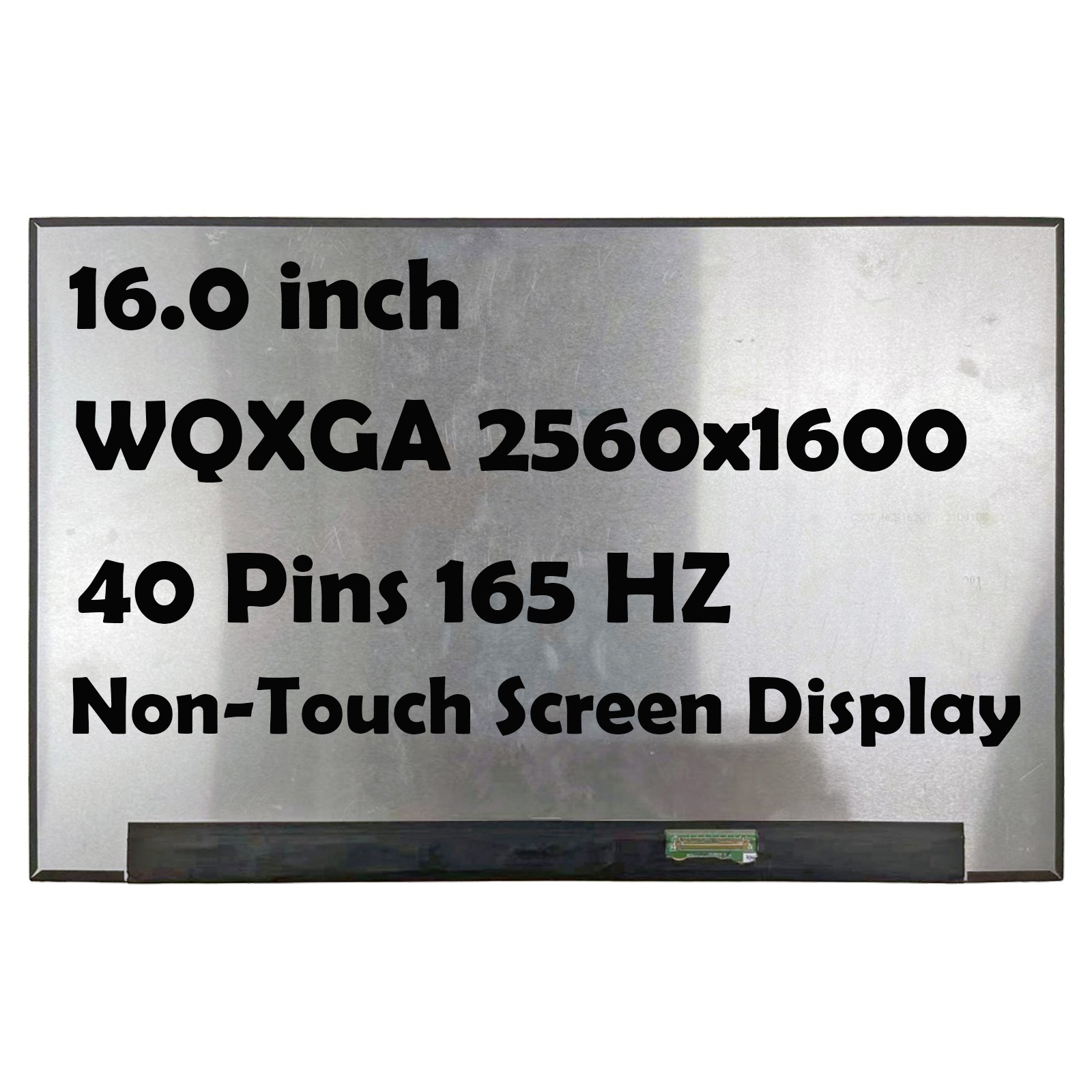 2.5K 165Hz LCD Display IPS Panel Screen NE160QDM-NY6 BOE0A4A 2560x1600 40 pins