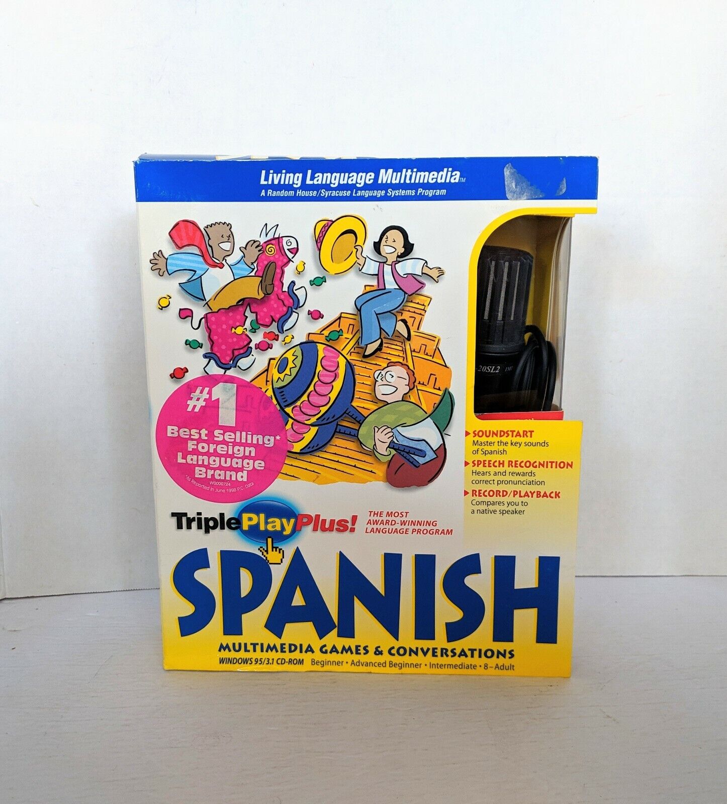 TRIPLE PLAY PLUS SPANISH LIVING LANGUAGE SERIES SPANISH LEARNING SYSTEM COMPLETE