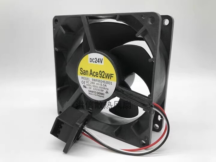Sanyo A90L-0001-0598#A 9WF0924S2031 DC24V 0.5A 3-Pin Cooling Fan For Fanuc