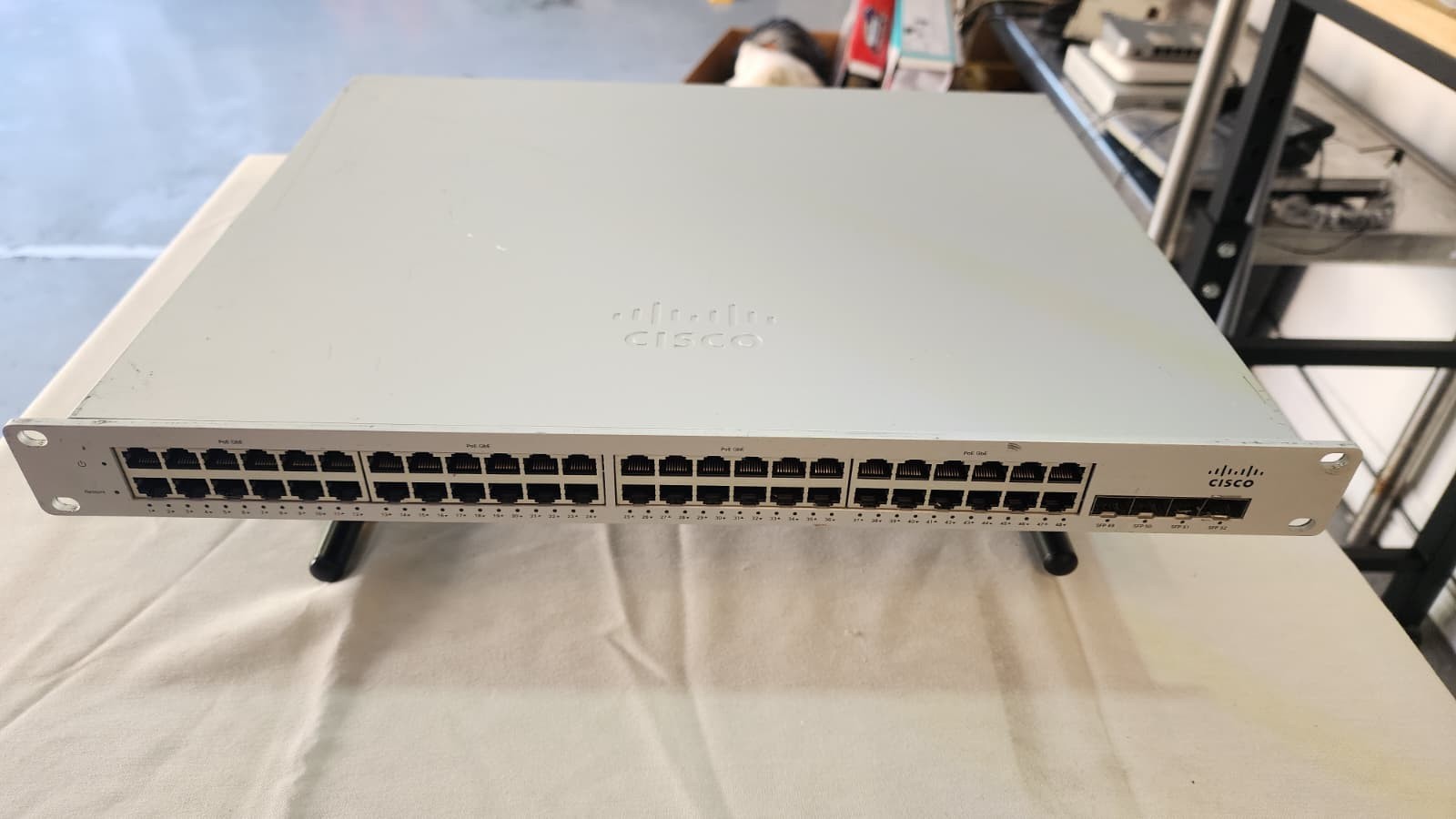 Cisco Meraki MS220-48LP 48-Port PoE Switch UNCLAIMED Tested Factory Reset