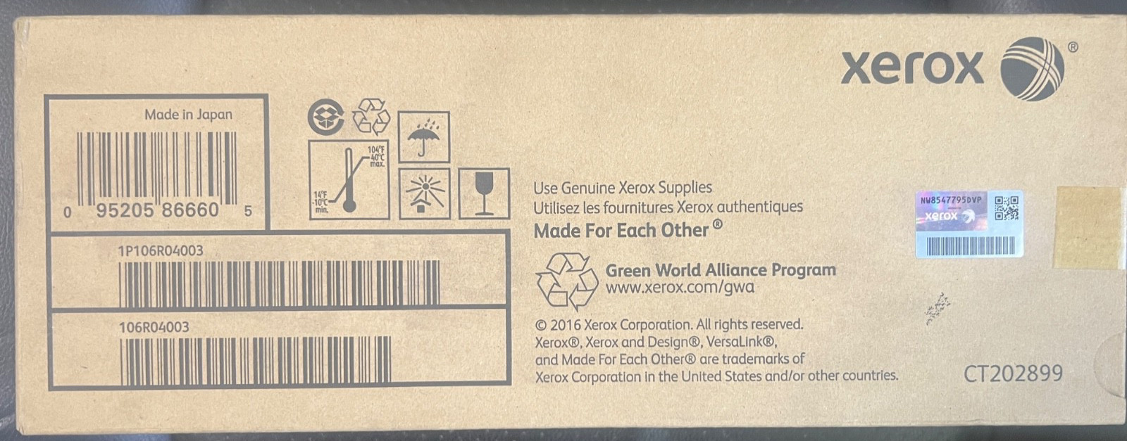 Xerox 106R4003 High-Capacity Toner Cartridge - Black (106R03942) - some writing