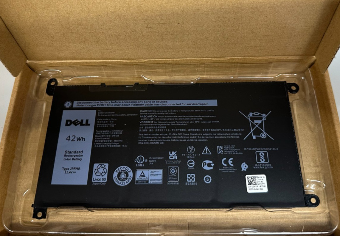 OEM Genuine JPFMR Battery For Dell Chromebook 3400 3100 2-in-1 5488 P90F Series