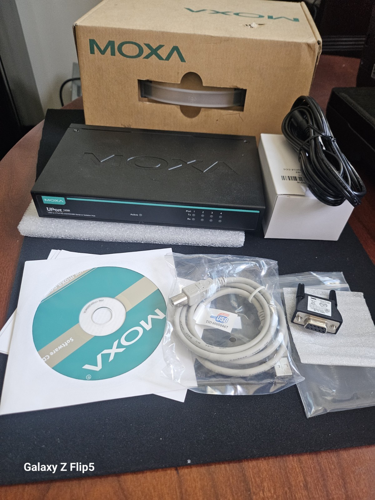 Moxa UPort 1450I USB to 4 Port,RS-232/422/485, Serial w/ Insolation Hub