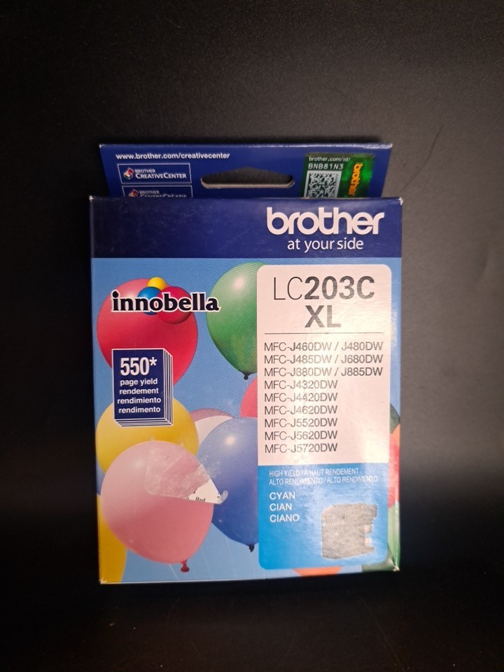 Genuine Brother LC203C Cyan Ink Cartridge (Z)