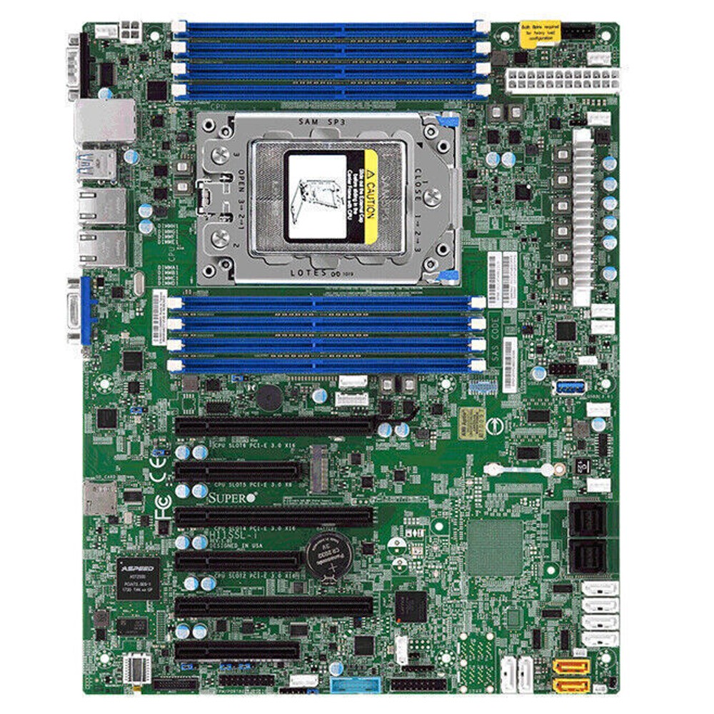 Supermicro H12SSL-I for AMD epyc 7002/7003 series single channel motherboard