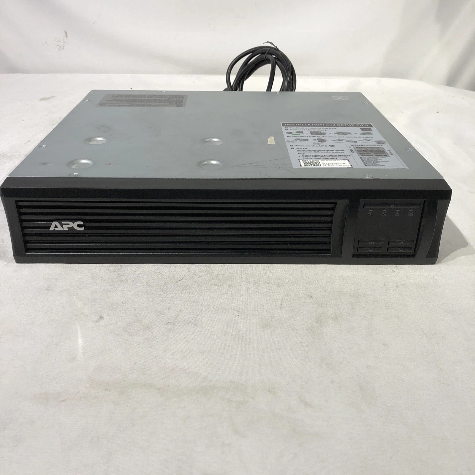APC SMT750RM2UC Smart Connect UPS, Rack Mount, 120VAC 500W 750VA 