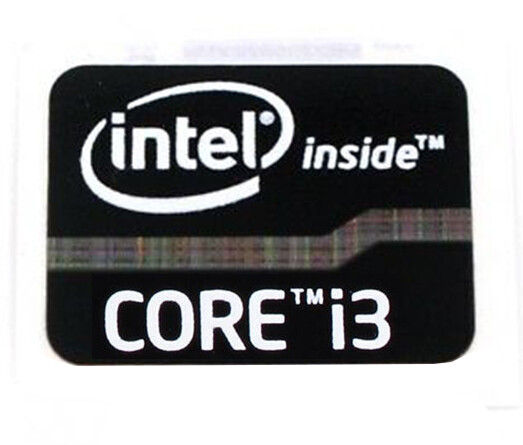 50PCS  Intel Core i3 Black Sticker Case Badge Genuine USA Lot Wholesale OEM
