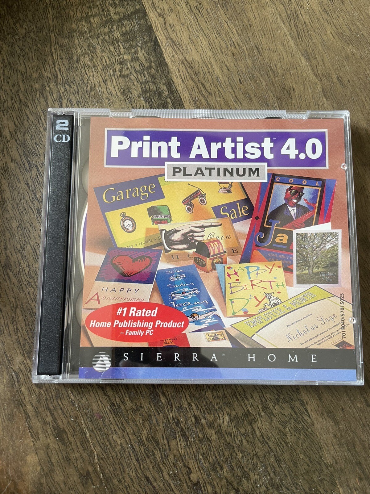 Print Artist 4.0 Platinum PC MAC CD Text Effects Layouts Graphic Publishing Tool