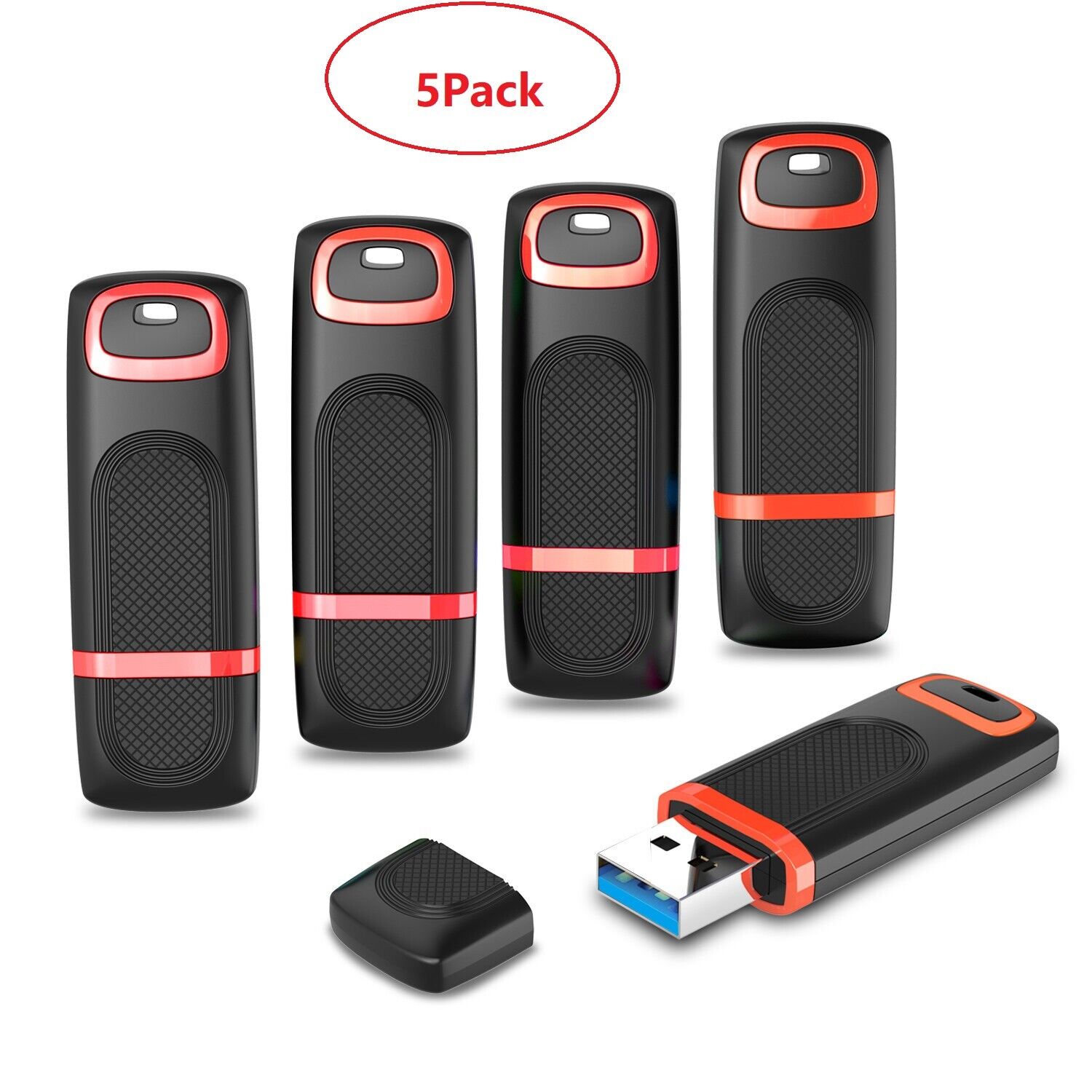 1/2/3/4/5pack USB 3.0 32G Flash Drive Memory Stick Pen Drive Data Storage Drives