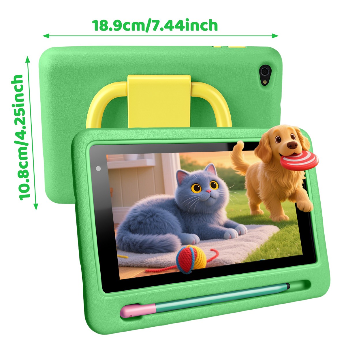 Android16 10'' Tablet for Kids 24(3+21)GB RAM 128GB ROM 5MP/8MP WIFI Touchscreen