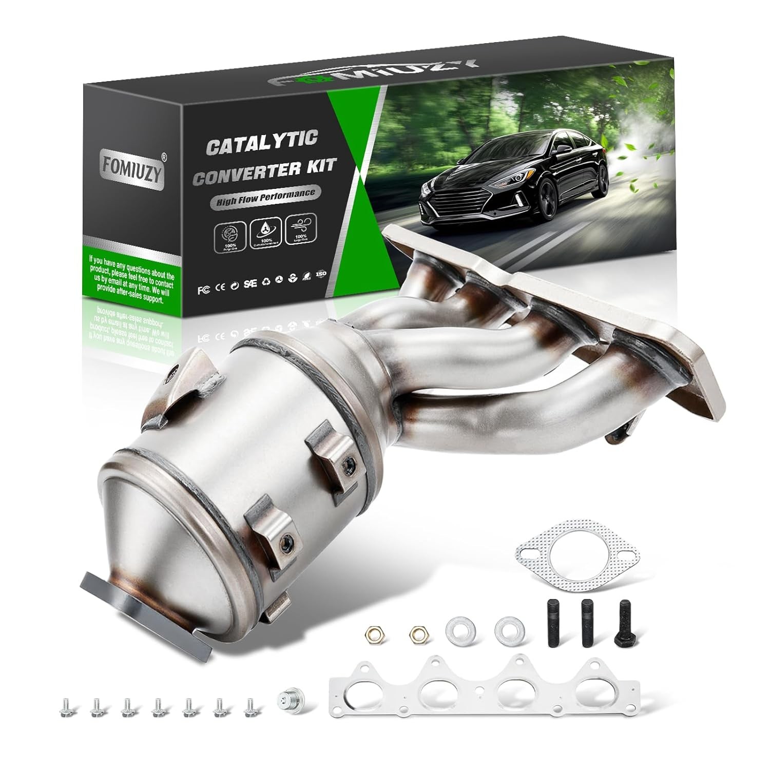 Catalytic Converter Fit Hyundai Accent Veloster Kia Soul Rio 2012 2013 2014