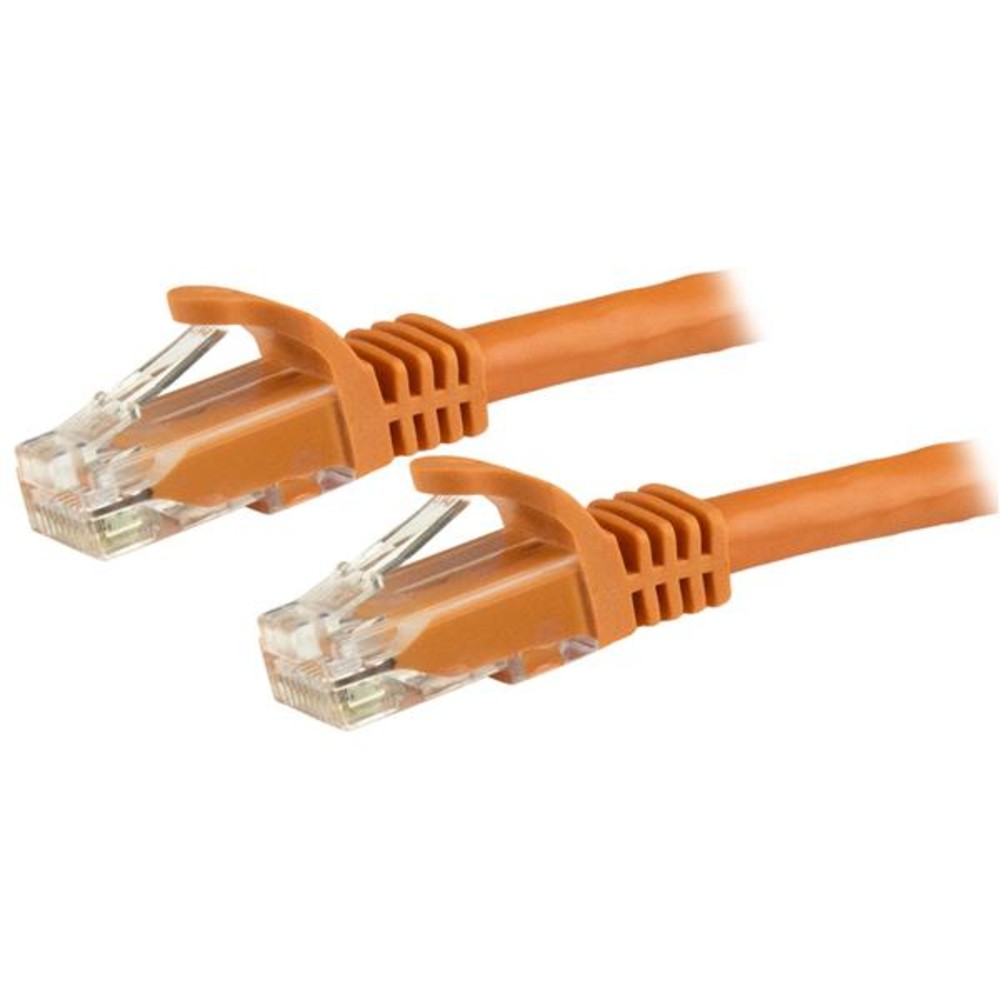 Startech N6PATCH2OR 2ft CAT6 Ethernet Cable 10 Gigabit Snagless RJ45 650MHz