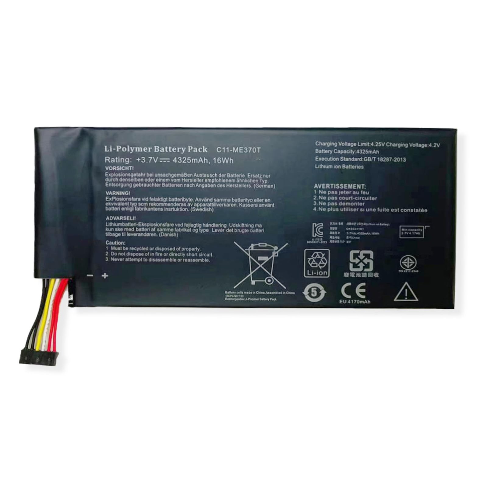 (3.7V 16Wh) C11-ME370T Laptop Batteries for Asus Google Nexus 7 2012 16GB 8GB 32GB