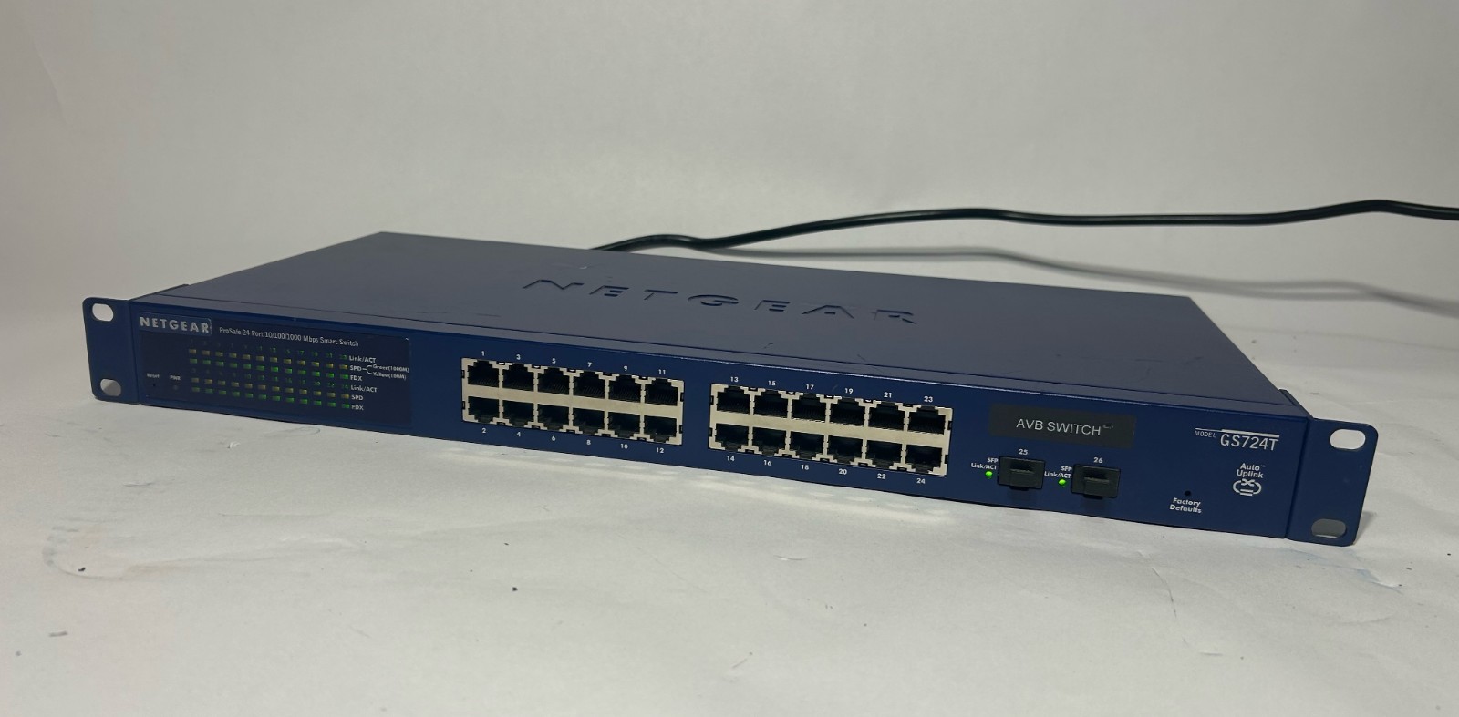 NETGEAR ProSafe GS724T 24-Port Gigabit Smart Managed Ethernet Switch