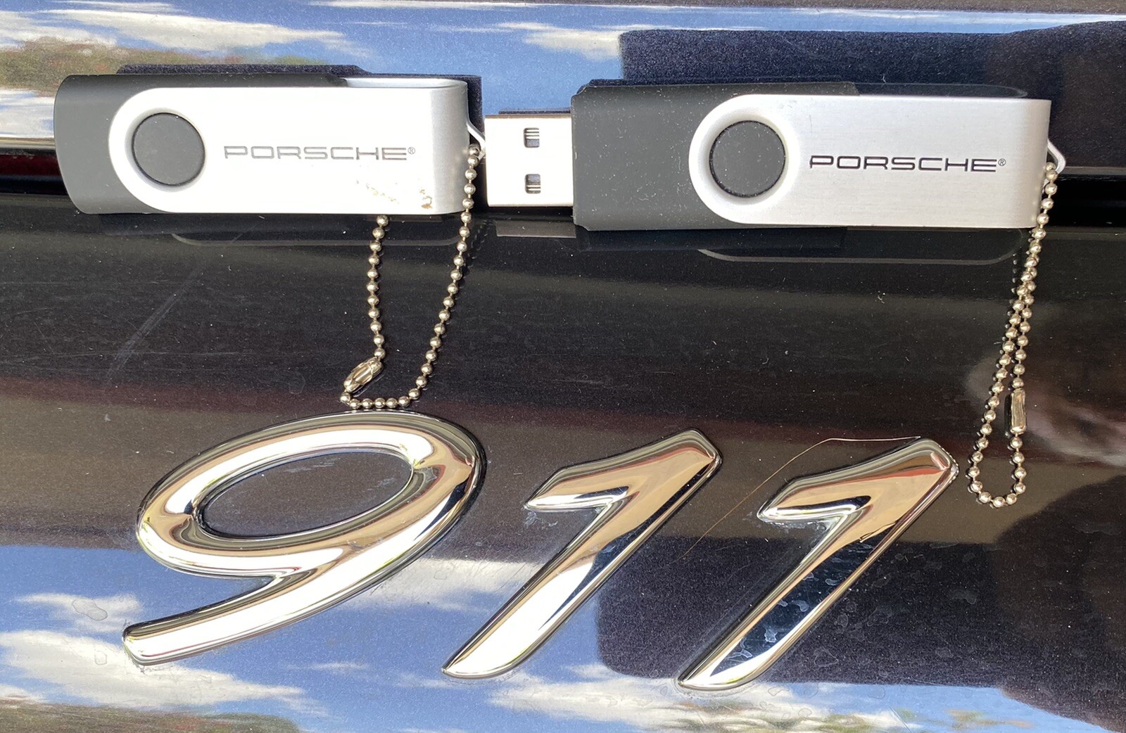 Porsche Set Of 2- 4GB Flash Drives SPECIAL WEEKEND SALE Extended.