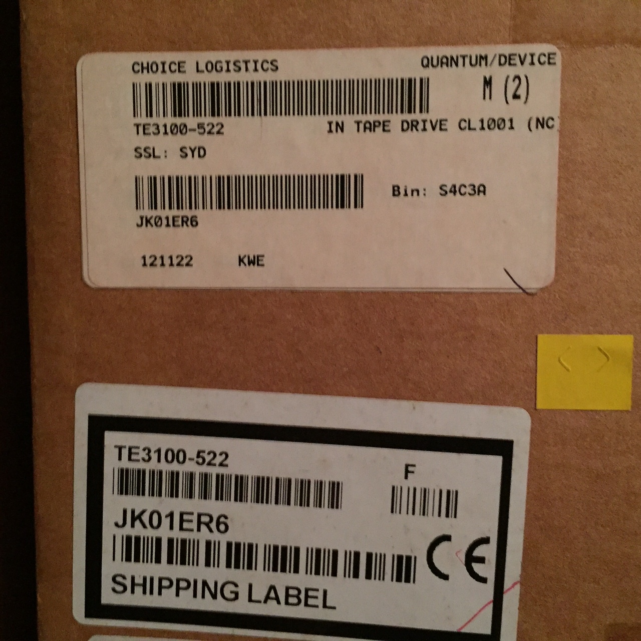 QUANTUM CL1001-SB  N7101 LTO-2 SCSI LVD Internal H/H Standalone NEW SEALED LTO2