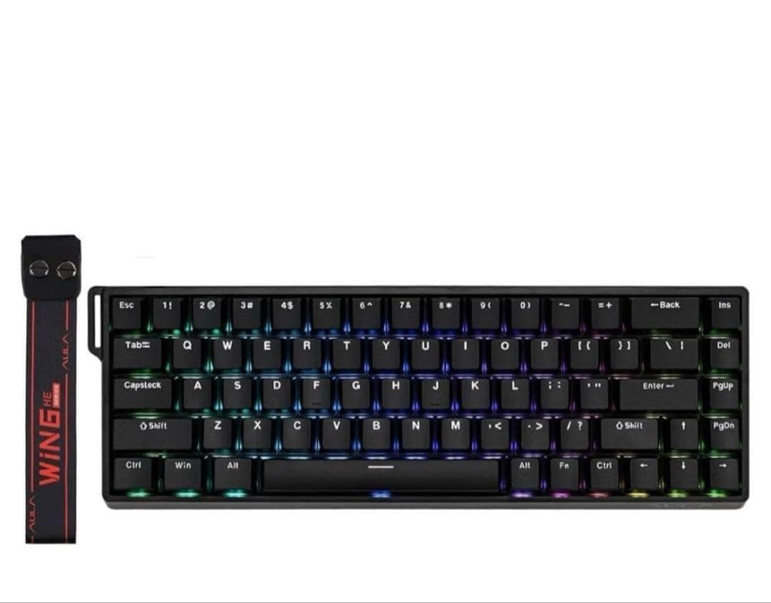 Aula EPOMAKER AULA WIN68 HE 65% Compact Magnetic Keyboard Wired Black Unopened