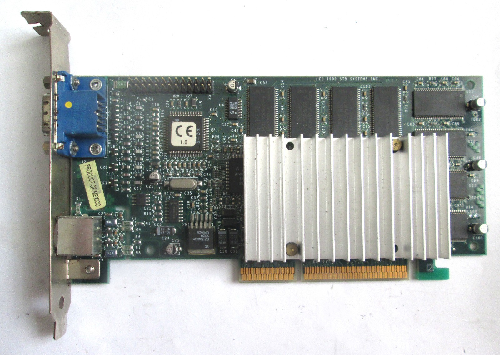Vintage STB Systems 3Dfx Voodoo 3 3000 16MB AGP Video Graphics Card 210-0364-003