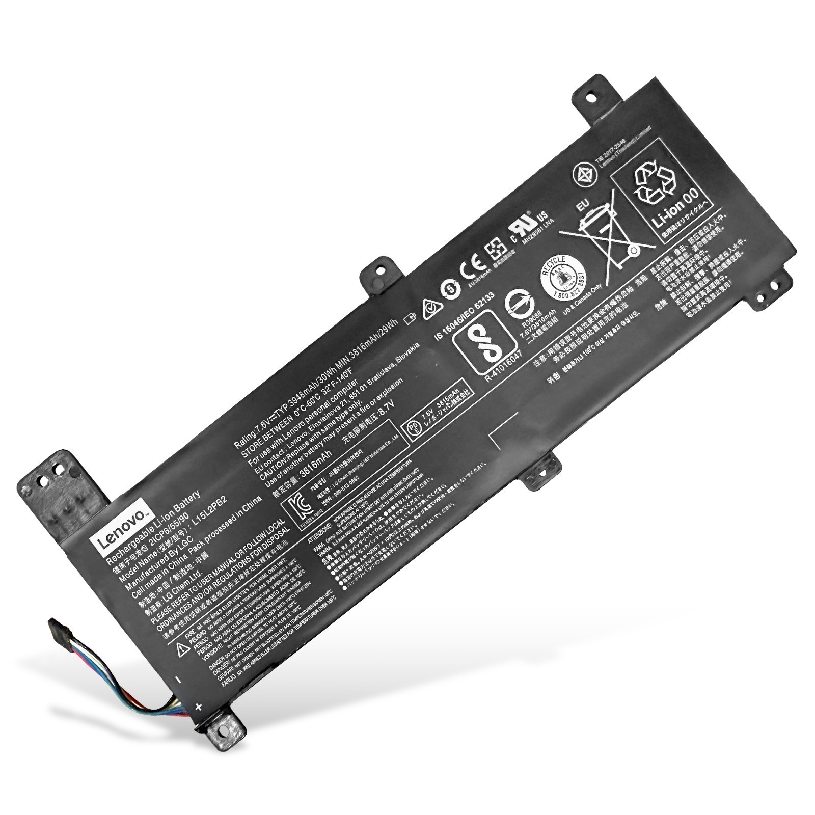 Genuine L15L2PB2 L15C2PB2 OEM Battery for Lenovo 310-14ISK 310-14IAP 310-14IKB