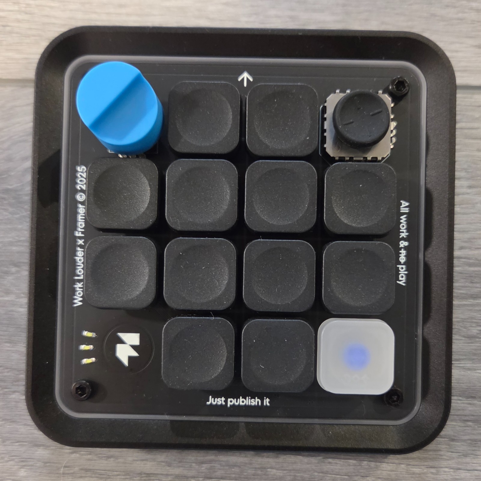 Work Louder Micro Pro x Framer Keyboard (Ready to Ship) - Used w/ more keys
