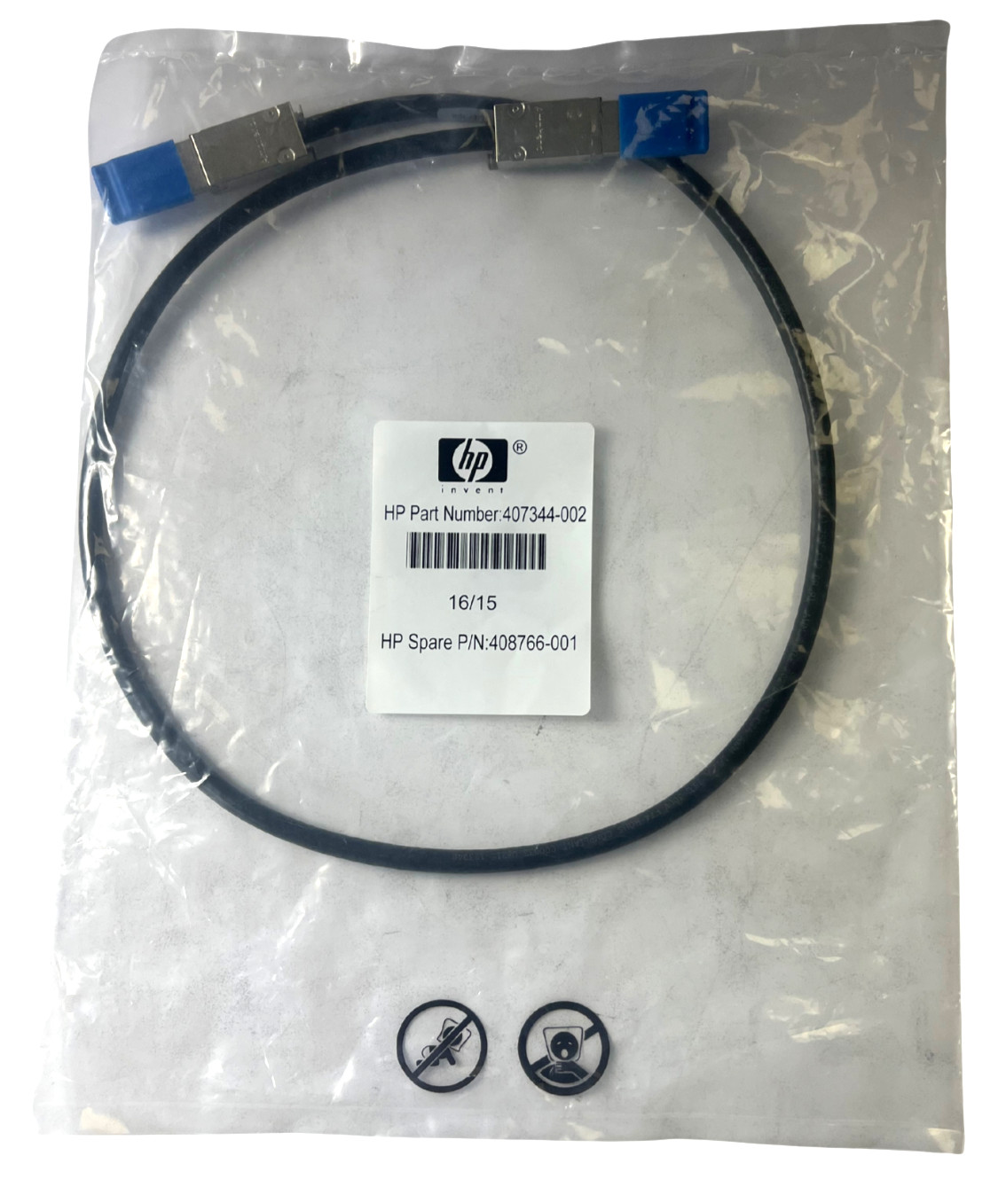 (LOT OF 4) HP 407344-002 1M External Mini SAS to Mini SAS Cable NEW