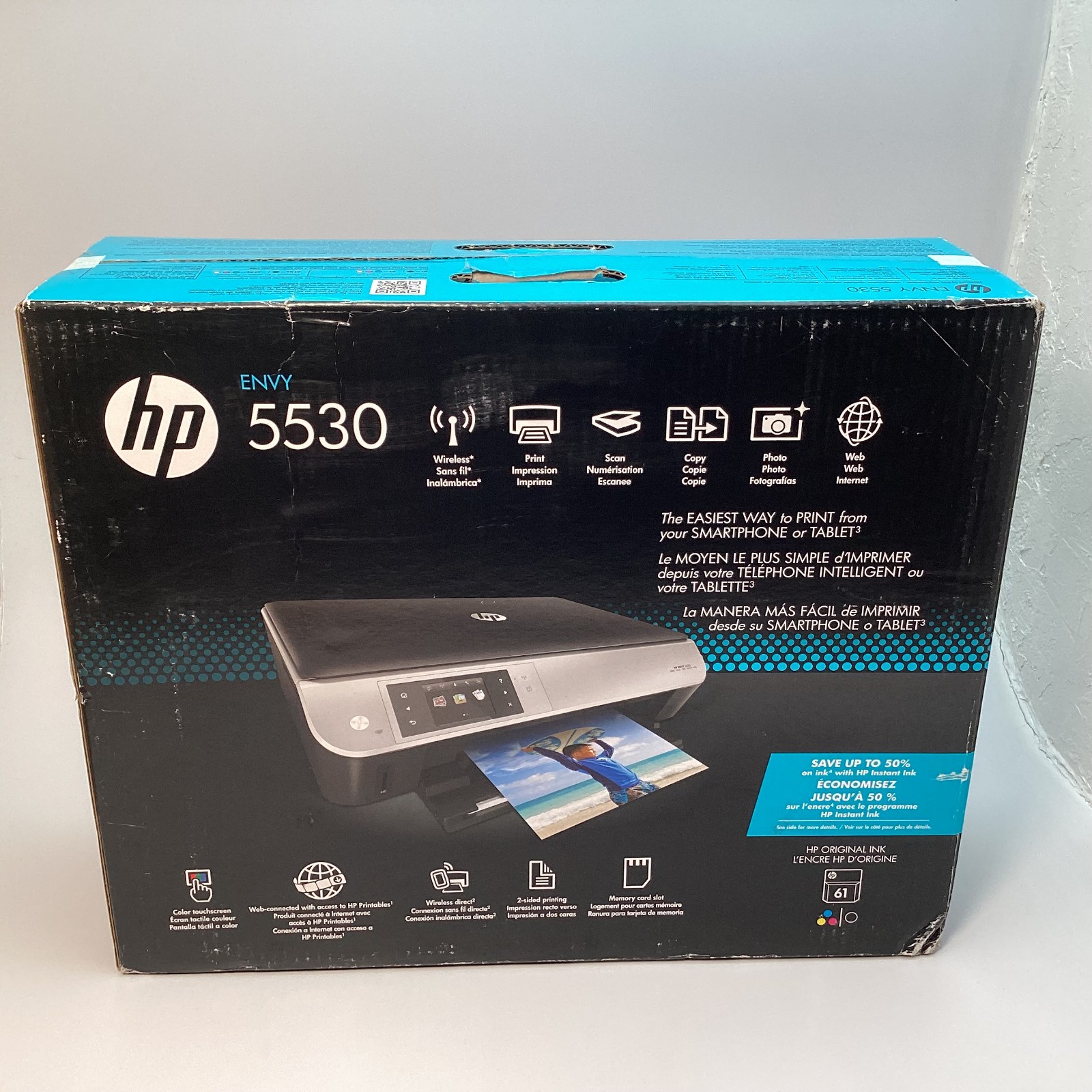 HP ENVY 5530 e-All-in-One Wireless Inkjet Printer A9J40A - New Open Box