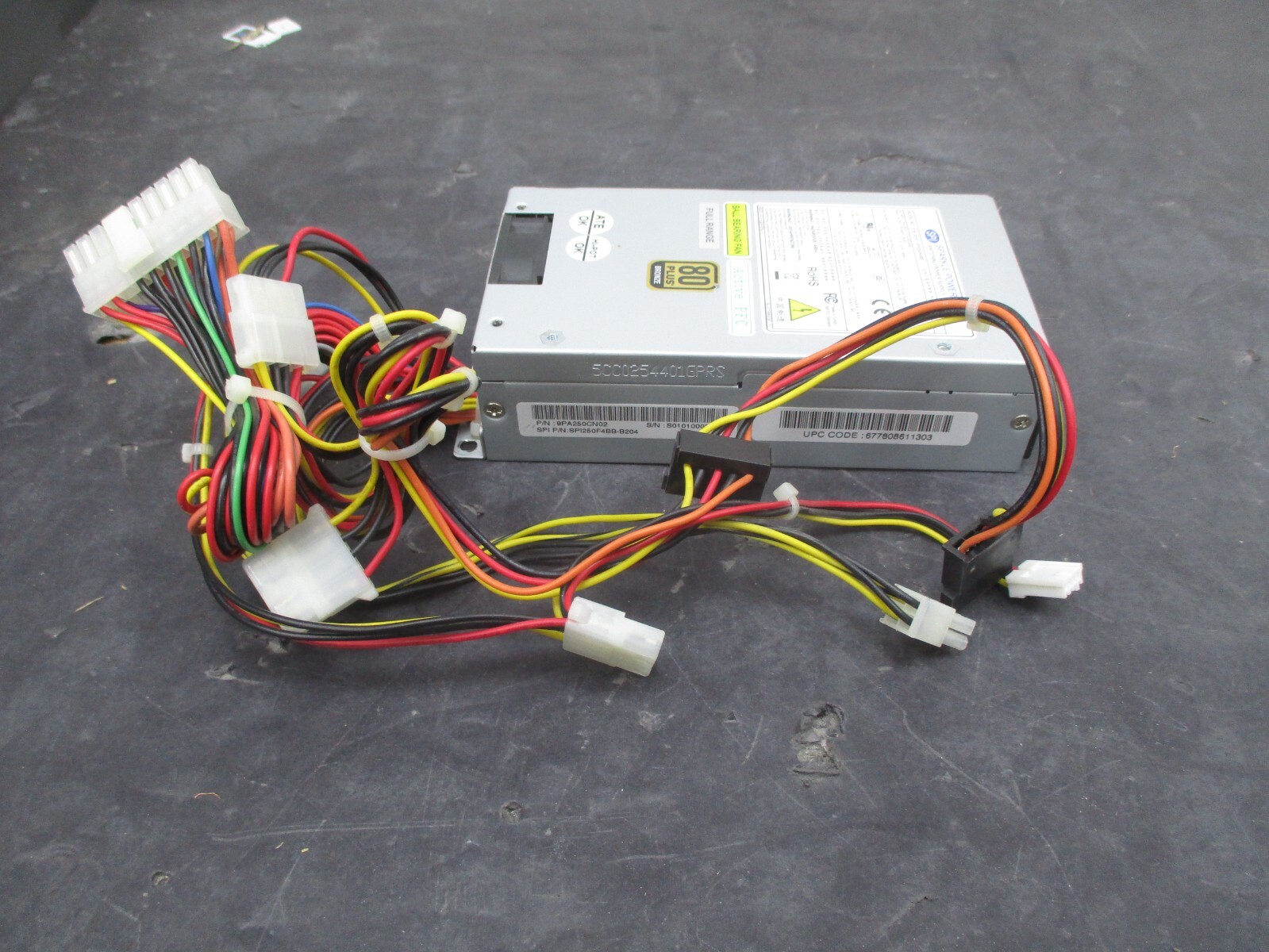 Sparkle SPI250F4BB 80 PLUS Flex ATX ATX12V 250W Power Supply