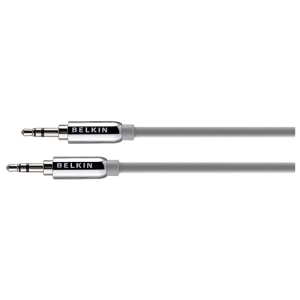 Belkin F8Z181TT06GLD-P Stereo Audio Cable - 6 ft 1 x Mini-phone Male