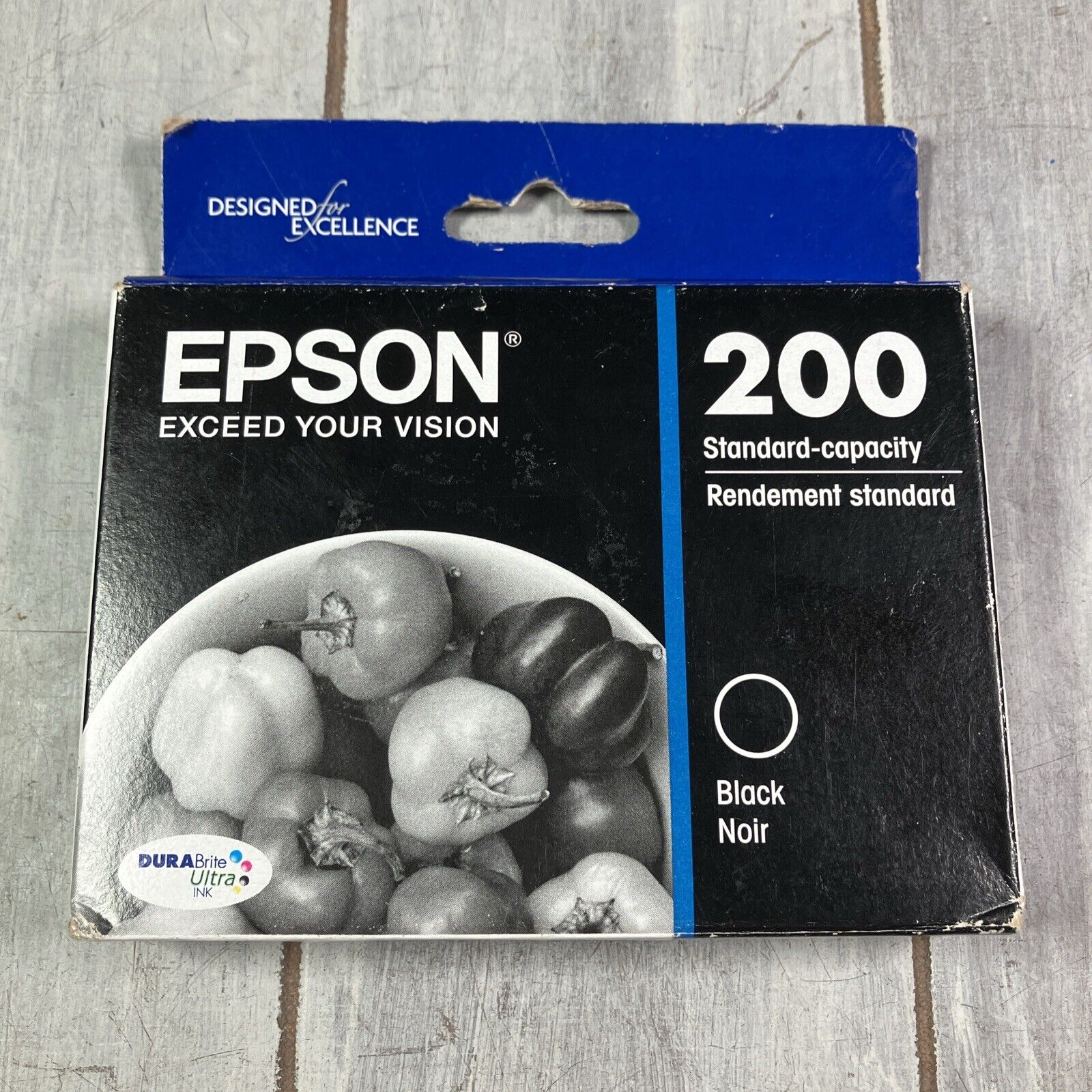 Epson 200 Standard Black Ink Printer Cartridge 03/2024 Genuine OEM