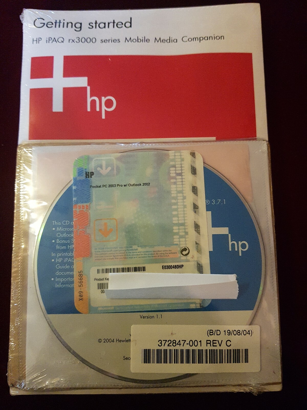 Microsoft Pocket PC 2003 Pro w/Outlook 2002 / mobile media for HP iPAQ RX3100
