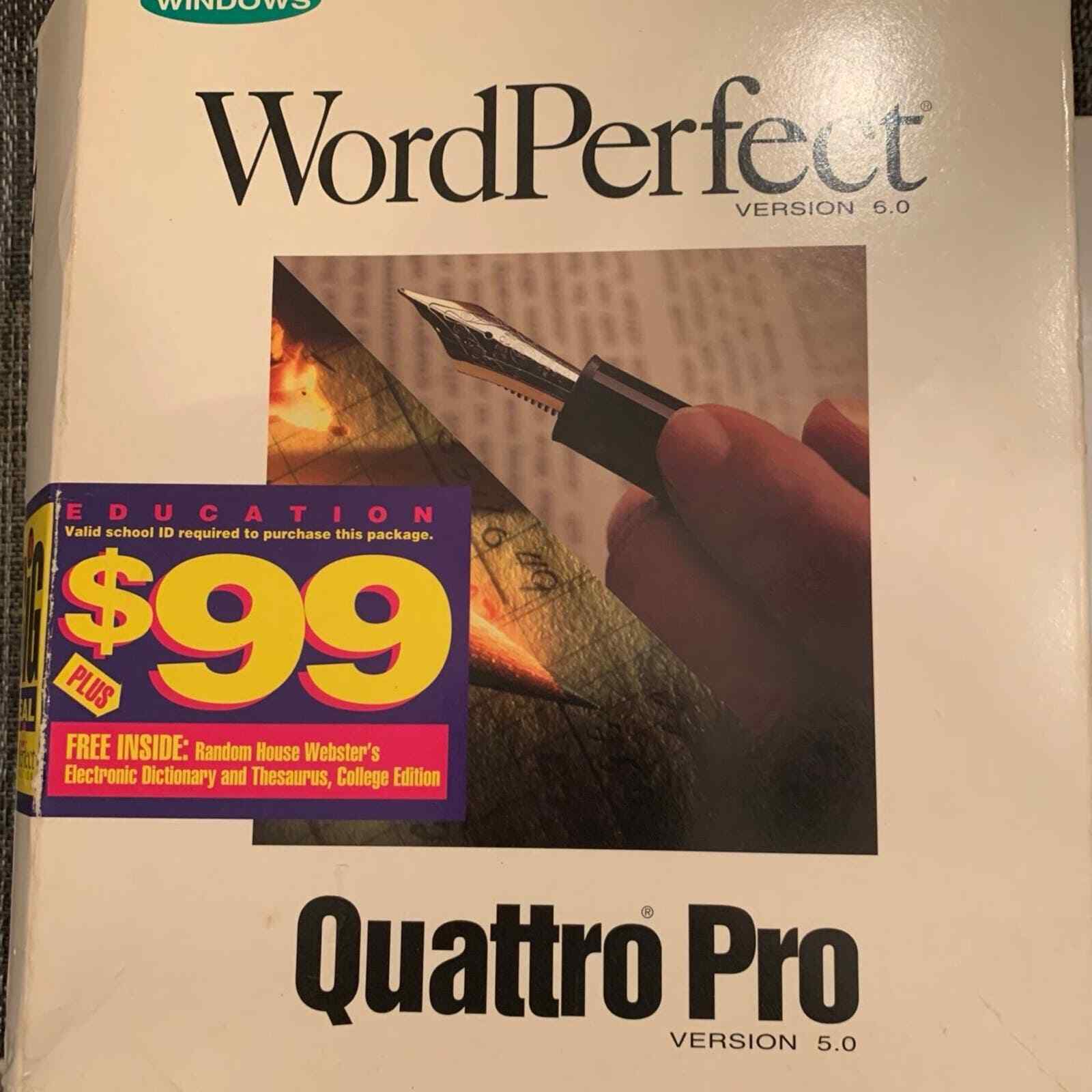 Vintage computer word processing software
