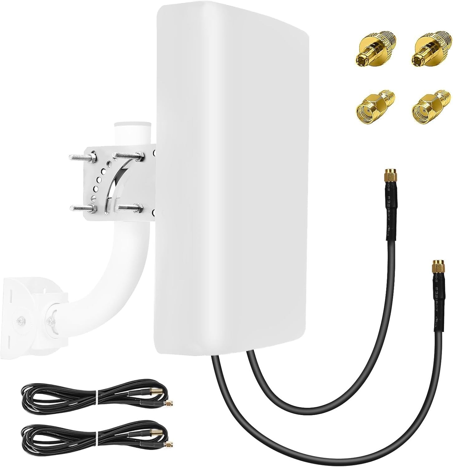 4G 5G Directional 2X2 MIMO Antenna Outdoor, High Gain 10dBi, 700-3800MHz, Cell B