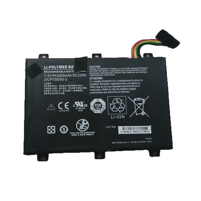 SMP-BOBCACLL4 2ICP7/55/63-2 Battery For Xplore B10 IX101B2 D10 iX101B1